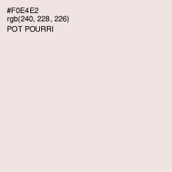 #F0E4E2 - Pot Pourri Color Image